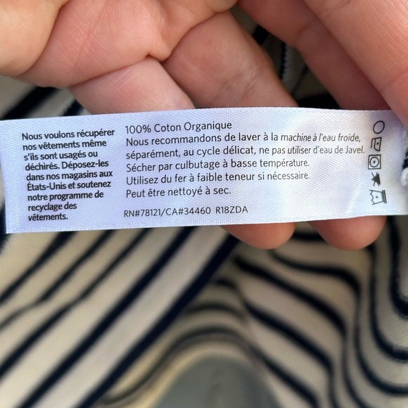 Eileen Fisher Mariner Long Sleeve, size xs (oversized) - Picture 8 of 9